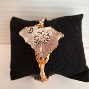 Palm Tree and Crescent Moon River Town Bangle